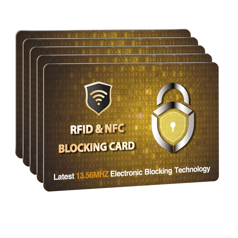 4652 RFID Blocking Cards Protect Your Entire Wallet, Purse, and Cards from